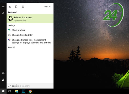 cách liên kết với máy in