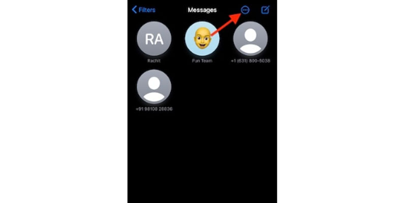 Chọn dấu ba chấm