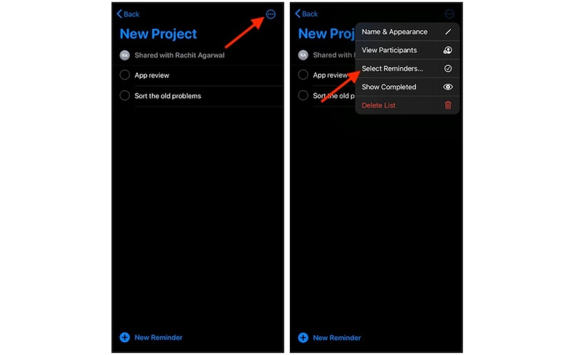 ios 14, ipados 14 6 chỉ định công việc cho nhiều người trong nhắc nhở