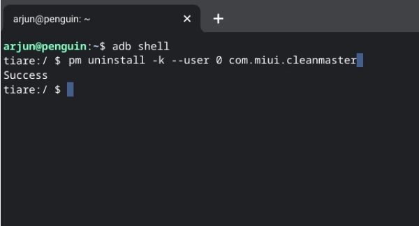 Các bước gỡ Cleaner với ADB