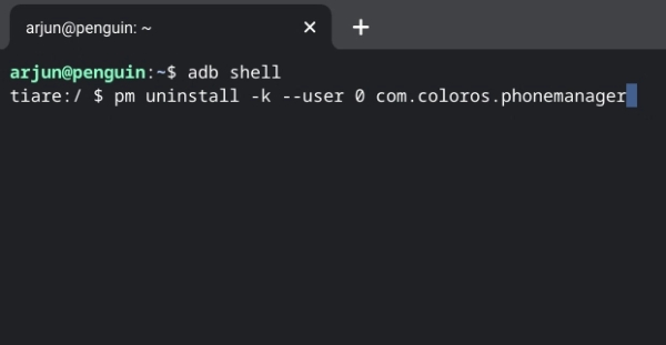 Các bước gỡ Cleaner với ADB