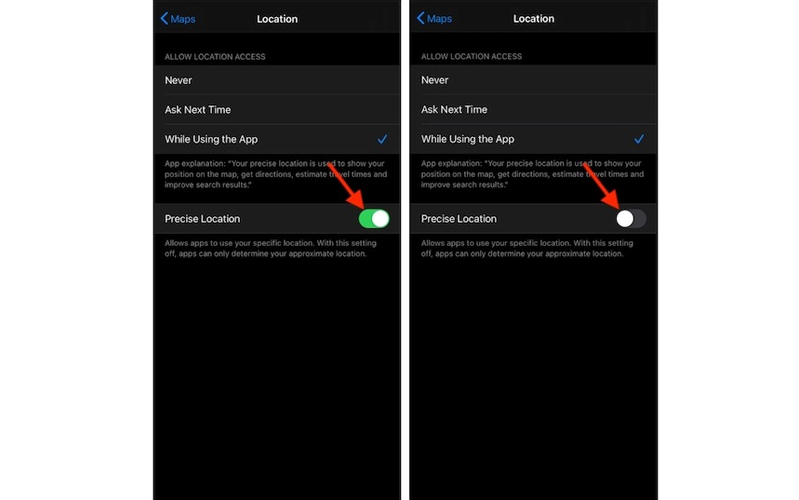 truy cập định vị ios 14 là gì