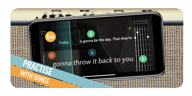 học guitar trên điện thoại