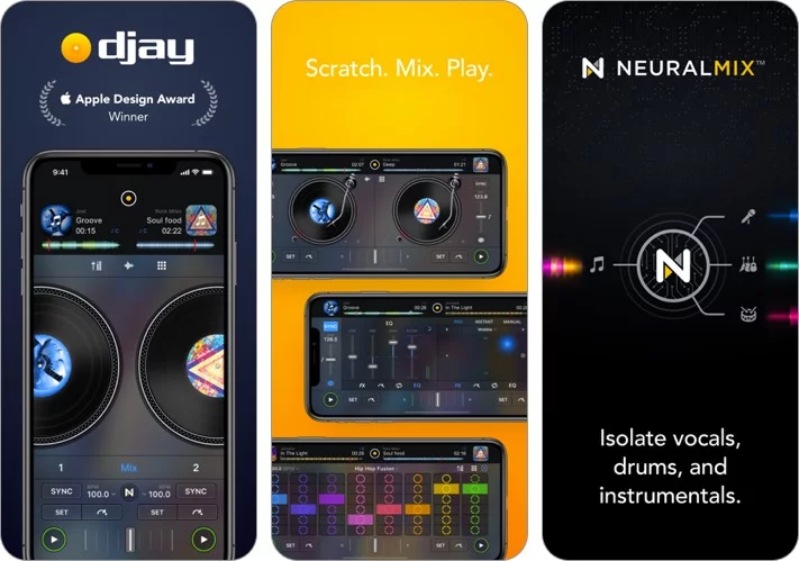 ứng dụng dj Djay với giao diện đơn giản và nhiều tính năng