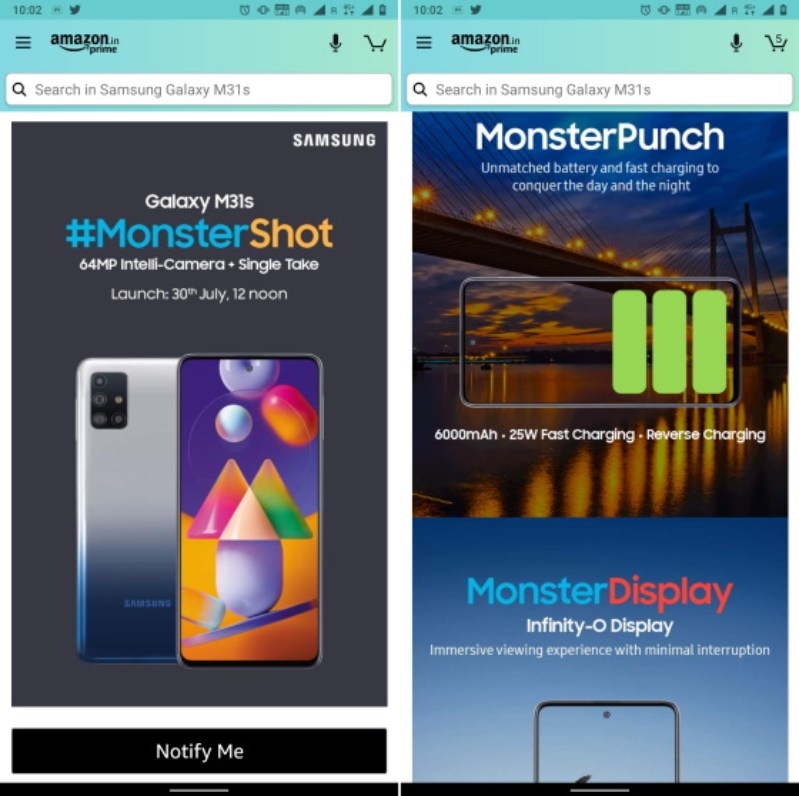 Một phần cấu hình của chiếc máy này đươc hé lộ trên Amazon Ấn Độ