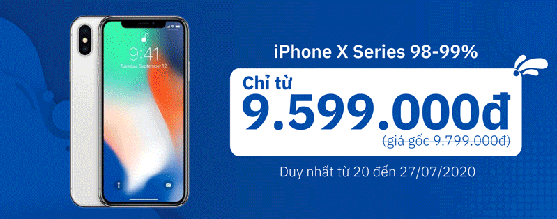 giá sốc tuần 4 tháng 7 hình 1 Toàn bộ sản phẩm thuộc dòng iPhone X Series giảm thêm 200.000đ