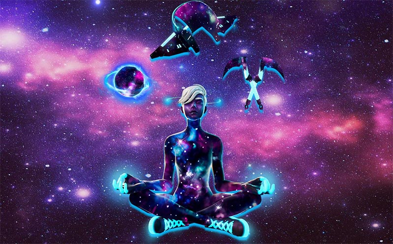 các vật phẩm Wrap màu Galaxy