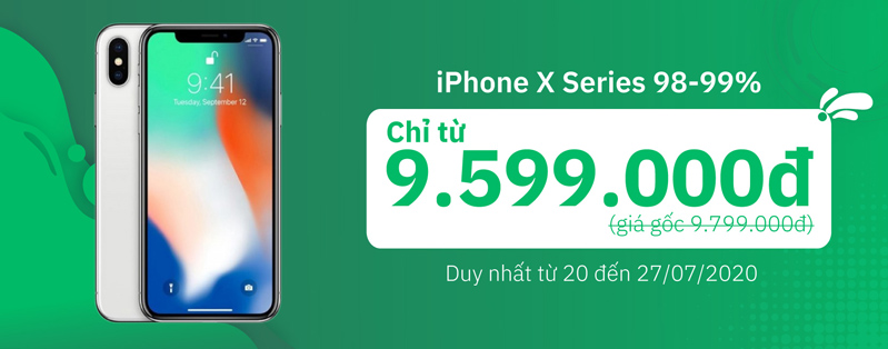 bảng giá tháng 7 hình 1 Ưu đãi tháng 7, iPhone X giảm 200.000đ
