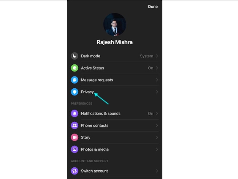 khóa tin nhắn iOS 14 bước 4