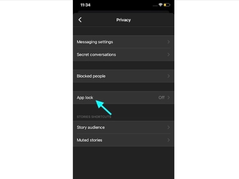 khóa tin nhắn iOS 14  bước 5