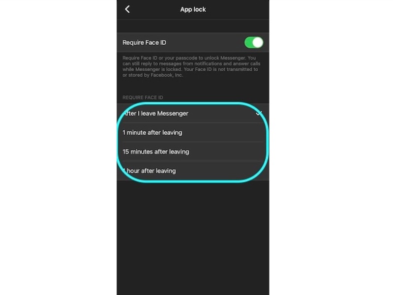 khóa tin nhắn iOS 14  bước 6