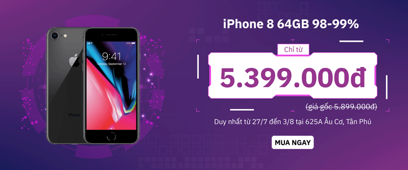 iPhone giá sốc tuần cuối tháng 7 hình 3 iPhone 8 giá chỉ còn hơn 5 triệu