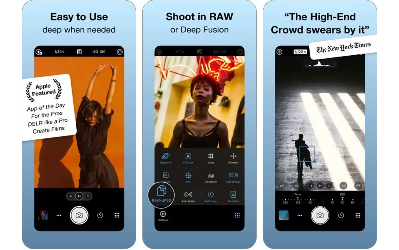 ứng dụng chụp ảnh chỉnh sửa thủ công dành cho iphone
