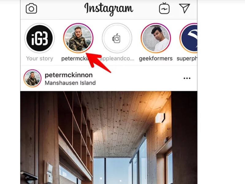 Cách xem Instagram Stories không bị người khác biết h5 Cách xem Instagram Stories không bị người khác biết  bước 5