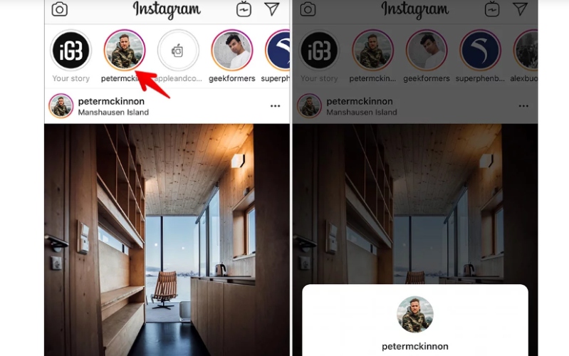 Cách xem Instagram Stories không bị người khác biết  h6 Cách xem Instagram Stories không bị người khác biết bước 1