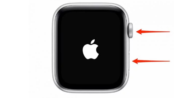 cách Apple Watch bị treo logo
