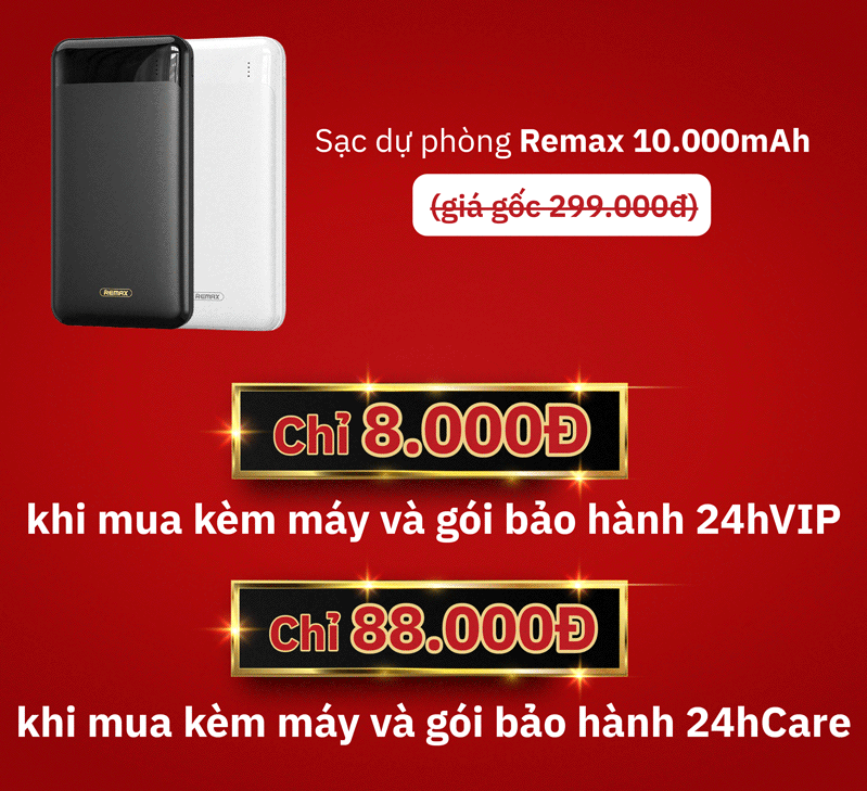 sinh nhật 24hStore lần 5 hình 2 Sạc Remax giá không tưởng