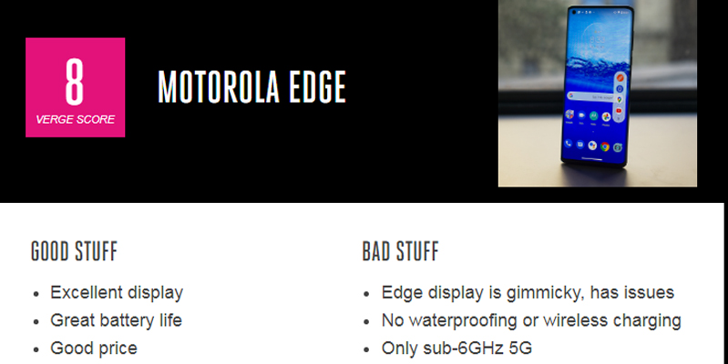 motorola edge 1 motorola edge mới có gì đáng chú ý