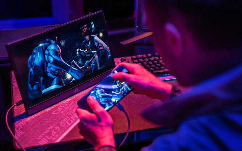 ASUS Rog Phone 3 hình 3 Có thể kết nổi chơi game trên màn hình lớn