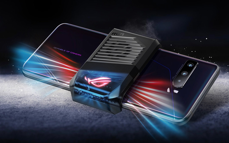 ASUS Rog Phone 3 hình 8 Quạt tản nhiệt gắn rời, giúp máy hoạt động với tốc độ tối đa