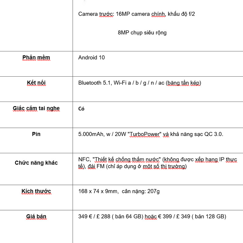 cấu hình moto g 5g