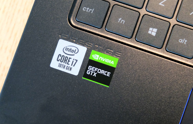 Được trang bị bộ vi xử lý Intel thế hệ thứ 10 mới nhất và đồ họa rời NVIDIA.