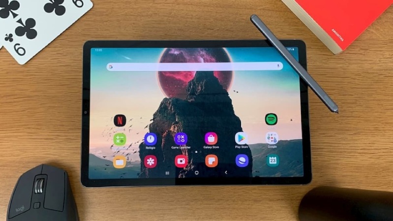 màn hình có tốc độ làm mới lên đến 120hz trên tab s7 plus