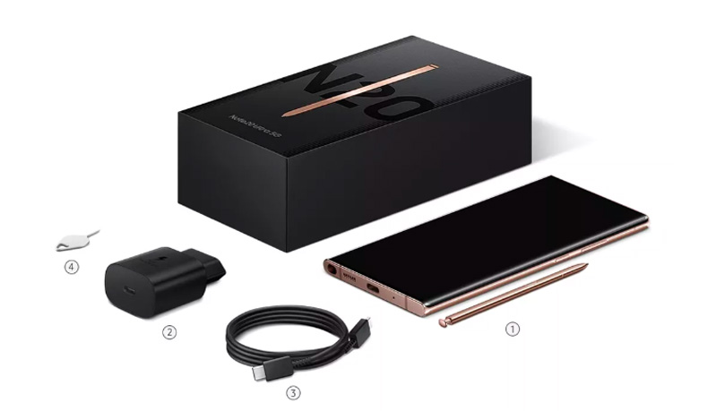 Hộp Samsung Galaxy Note 20 mới