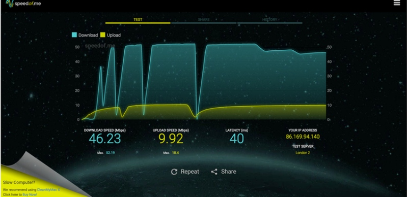 công cụ kiểm tra tốc độ internet speed of me