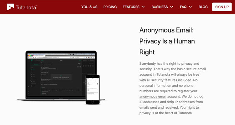 tạo tài khoản mail giả để gửi nặc danh