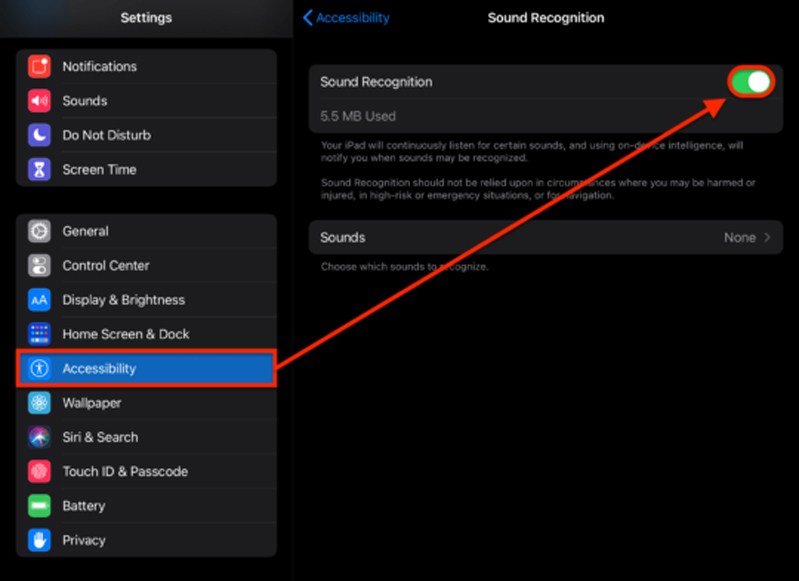 Nhận dạng âm thanh trên iOS 14