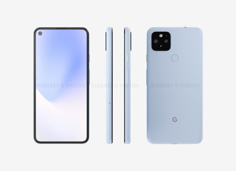 thiết kế của google pixel 4a phiên bản 5g