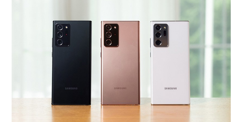 thiết kế của samsung galaxy note 20