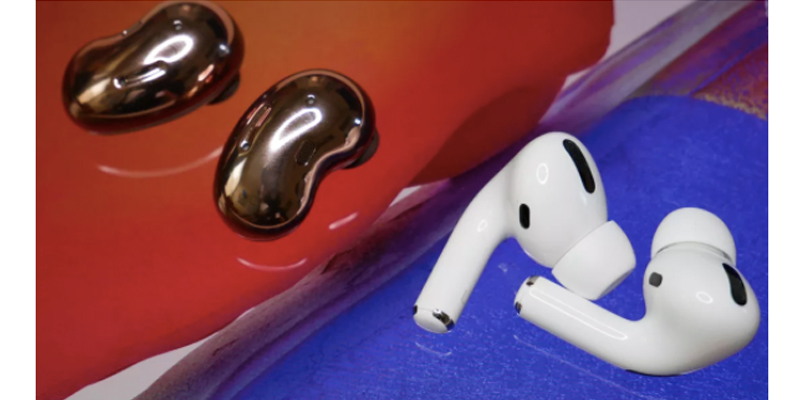 airpods pro, galaxy buds live 5 thiết kế nào đeo thoải mái hơn