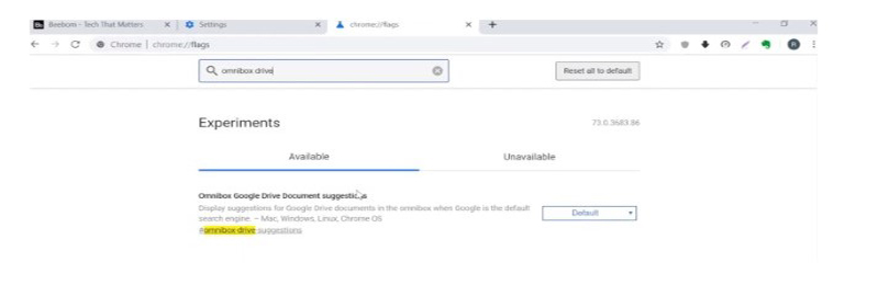 Tìm kiếm tệp Drive bằng Omnibox