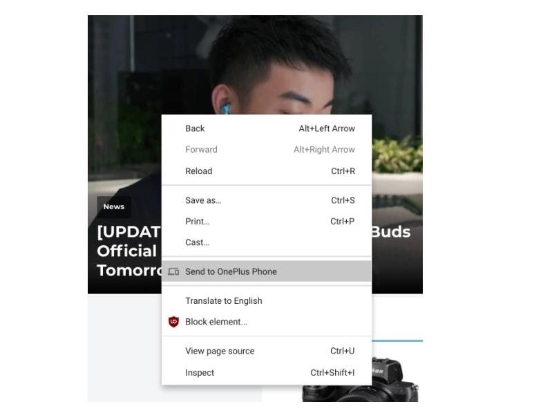 gửi trang đén thiết bị