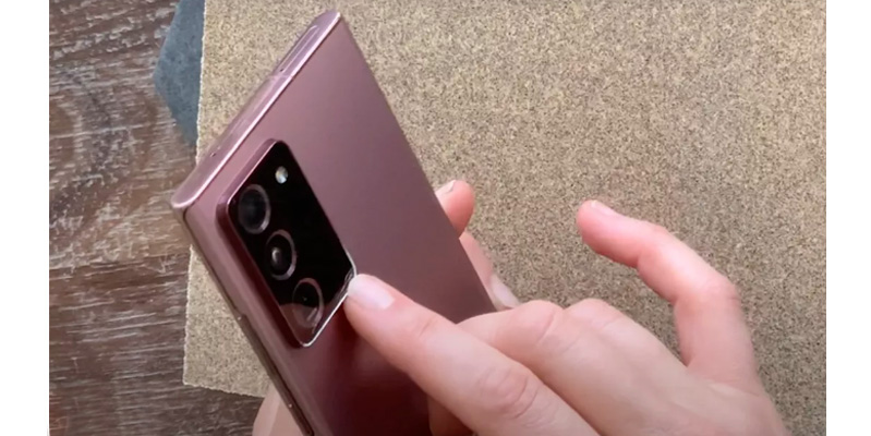 galaxy note 20 ultra 4 màn hình điện thoại trầy xước