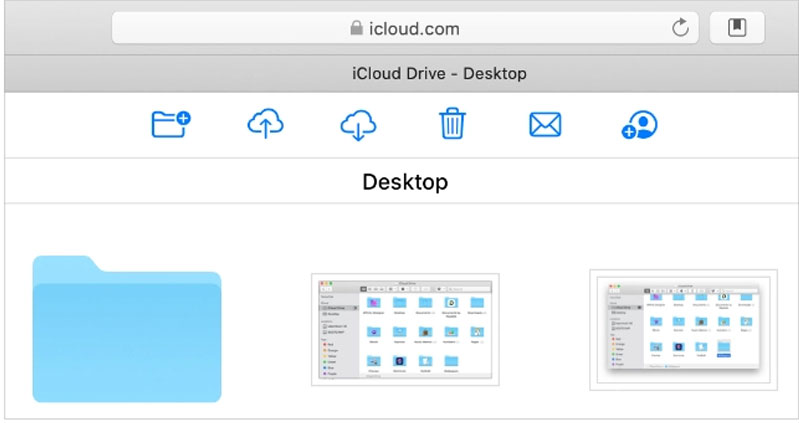 Tải xuống để tải xuống các tệp iCloud Drive
