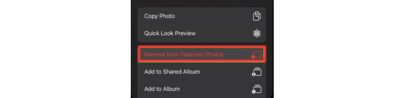 Xóa ảnh  nổi bật