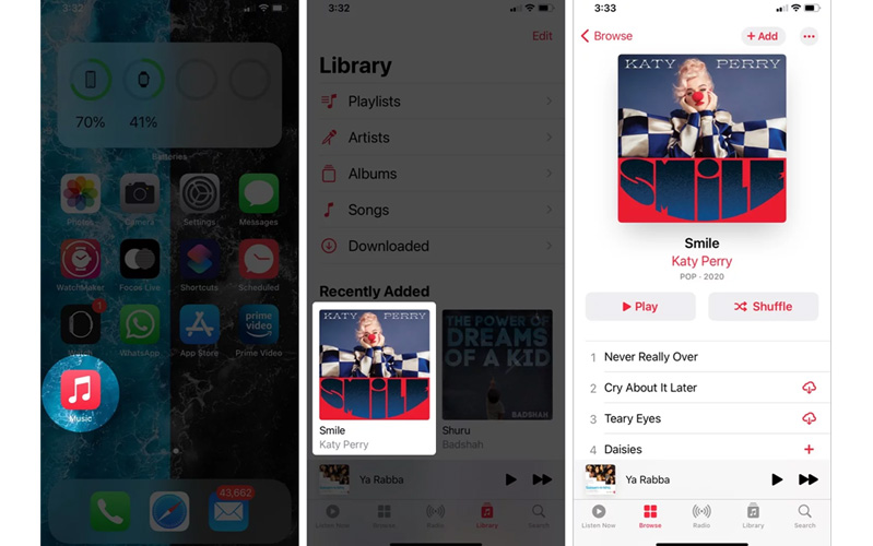 tao-danh-sach-nhac-apple-music-1 cùng Apple Music tạo nên danh sách nhạc của bạn