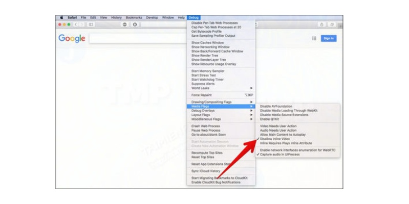 cách tắt tự động phát video   cách tắt tự động phát video trên safari