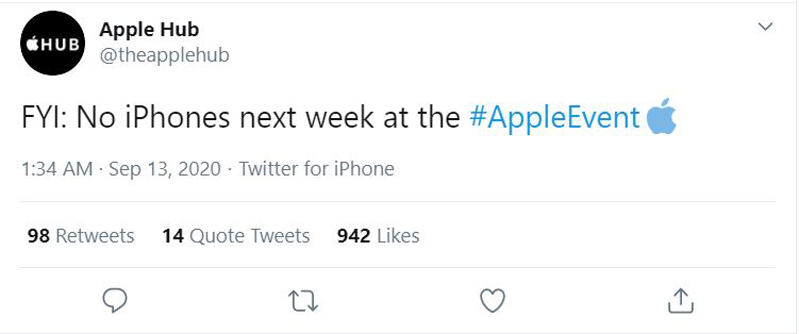 Thông tin về việc sẽ không có iPhone trên Apple Hub