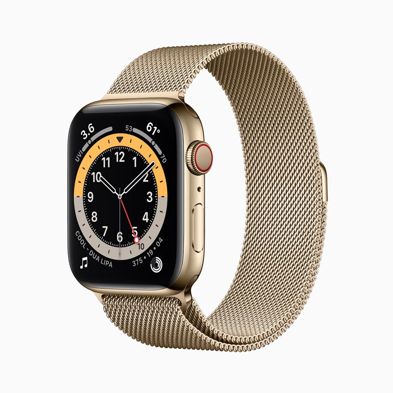 Phiên bản Apple Watch Series 6 vàng óng đẹp mắt