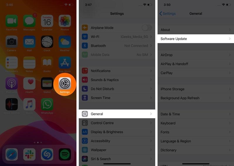 Khởi động lại iPhone của bạn để cập nhật iOS 14 trên iPhone Khởi động lại iPhone của bạn để cập nhật iOS 14 trên iPhone