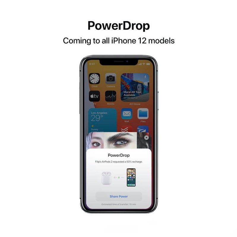 iPhone 12 được trang bị tính năng Power Sharing 