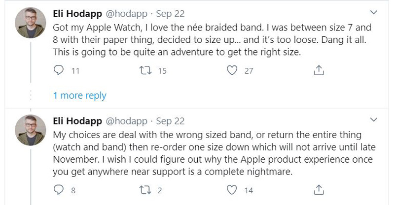 Apple Watch và Solo Loop hình 4 Người dùng than phiền về dây Solo Loop trên Apple Watch