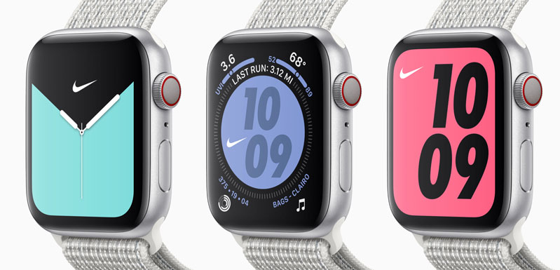 Mặt đồng hồ đa dạng trên Apple Watch Series 6 Nike 