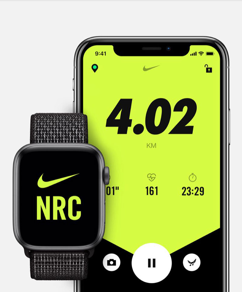 Ứng dụng NRC trên Apple Watch Series 6 Nike 