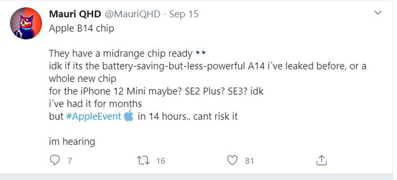 iphone 12 mini trang bị chipset tầm trung hình 3 iPhone 12 Mini sẽ có giá rẻ hơn so với những