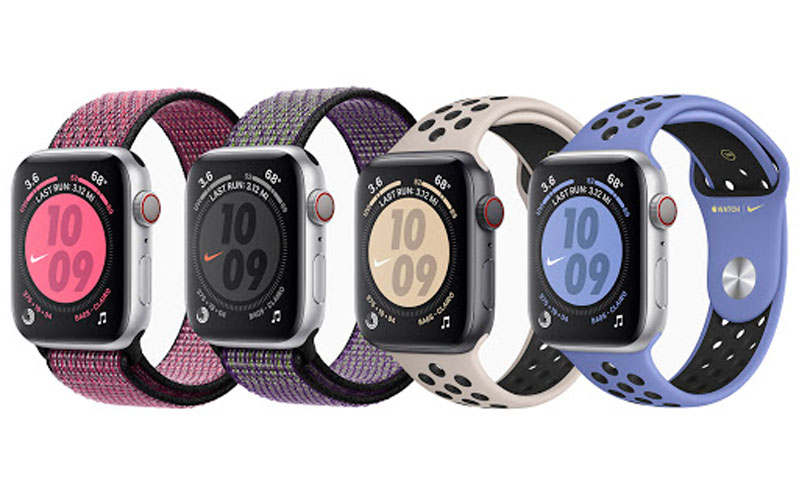 apple watch series 6 nike hình 2 Apple Watch Series 6 Nike được trang bị 2 dây đeo